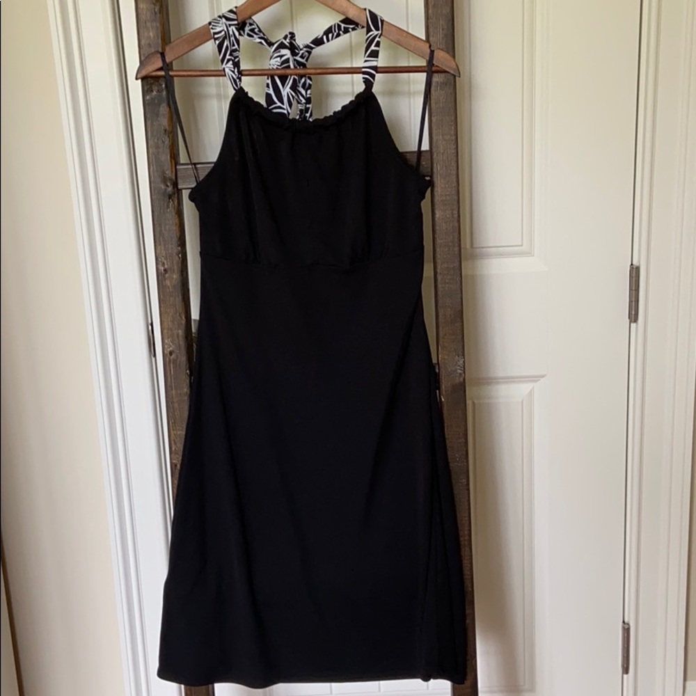 LOFT Black Halter Dress, sz 2, New w/ Tags